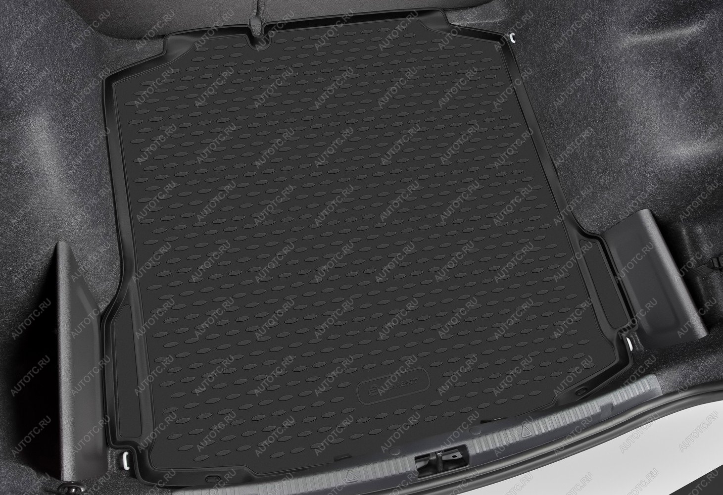 6 449 р. Коврик в багажник с функцией защиты бампера Econom подходит для MAZDA CX-5, 2017-, 1 шт. (полиуретан)  Мазда СХ-5 Element element.set.020  с доставкой в г. Керчь