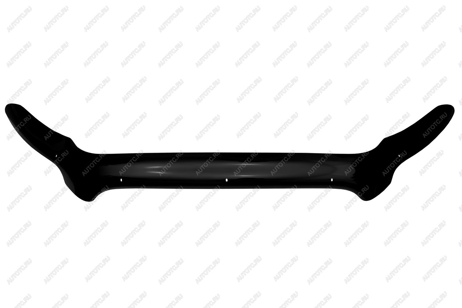 3 069 р. Дефлектор капота SIM Ford Transit цельнометаллический фургон (2014-2022) (черный)  с доставкой в г. Керчь