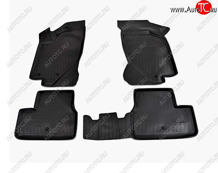 1 599 р. Коврики 3D в салон DATSUN LE1A, 2014-> 4 шт. (полиуретан)  Дацун ОН ДО DATSUN 999rmle1a00  с доставкой в г. Керчь