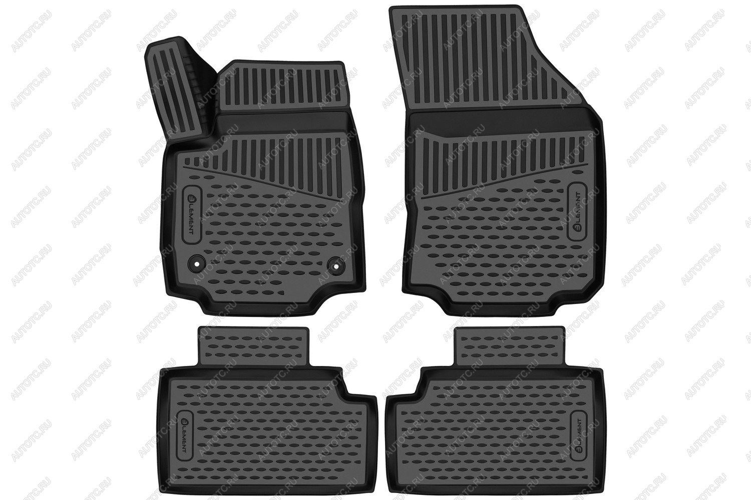 3 389 р. Коврики 3D в салон подходят для CHEVROLET Equinox (III) 2017-, Внед., 4шт. (полиуретан)  Шевроле Эквинокс Element element3da06100210k  с доставкой в г. Керчь