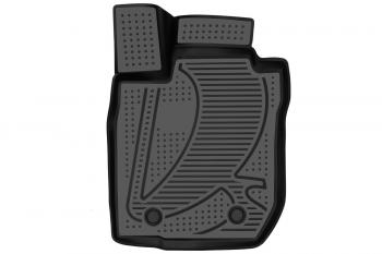 1 029 р. Коврики 3D в салон подходят для LADA Largus, 2012-, Передний левый, 1шт. (полиуретан)  Лада Ларгус Element f120250e1.fl  с доставкой в г. Керчь. Увеличить фотографию 2