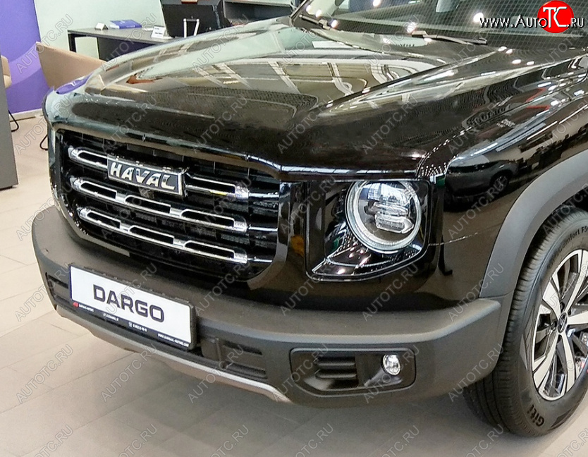 3 299 р. Дефлектор капота SIM Haval Dargo (2022-2025)  с доставкой в г. Керчь