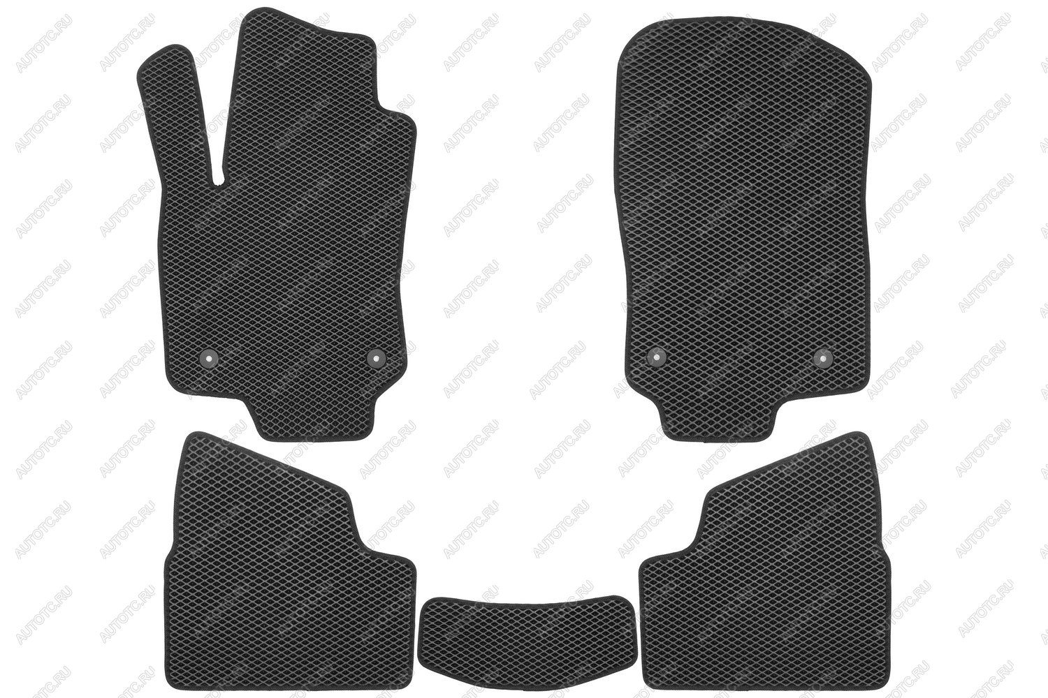 3 179 р. Коврики в салон EVA подходят для OPEL Astra H 2004-2014 (черная окантовка), 5шт.  Опель Астра Klever eva.b.0503701722110k  с доставкой в г. Керчь