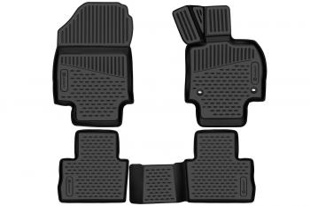 3 599 р. Коврики 3D в салон подходят для TOYOTA Harrier (IV), 2020-, П.Р., внедорожник, 4шт. (полиуретан)  Тойота Харриер Element element3dan0439210k  с доставкой в г. Керчь. Увеличить фотографию 1