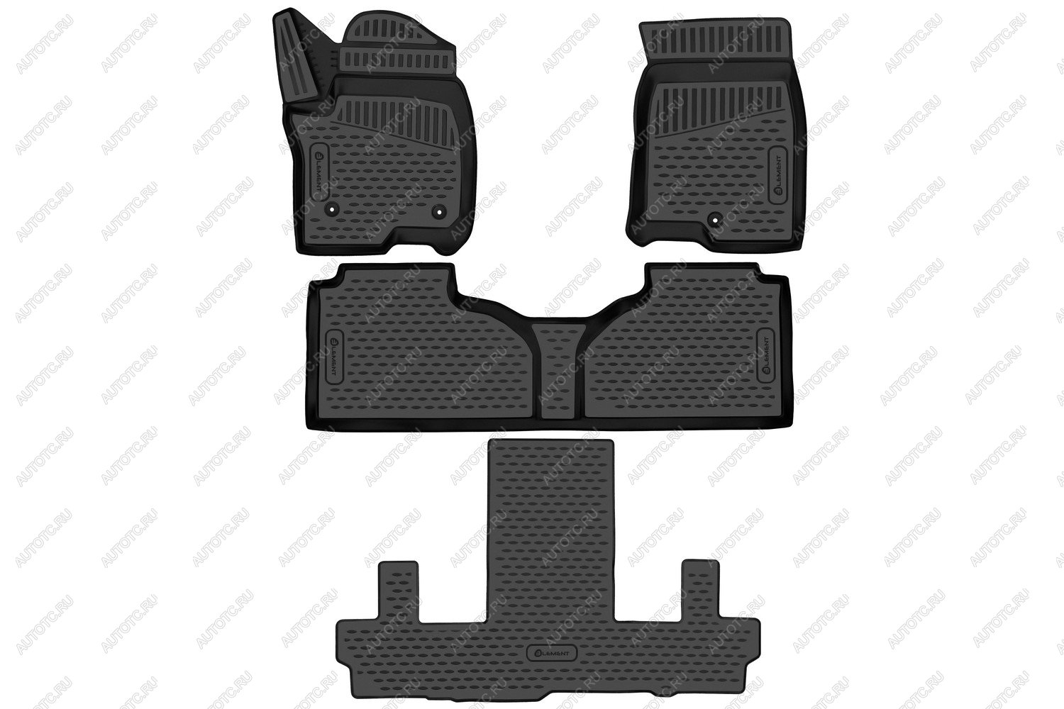 3 899 р. Коврики 3D в салон подходят для CHEVROLET Tahoe (V), 2020-, внед., раздельные сид. 2 ряда, 4 шт. США  Шевроле Тахо Element element3dan0215210k  с доставкой в г. Керчь