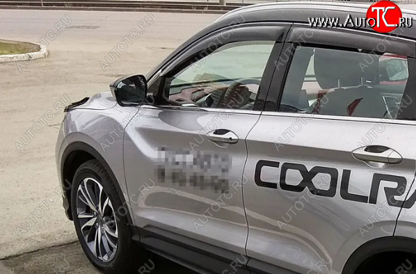 3 199 р. Дефлекторы окон SIM Geely Coolray SX11 дорестайлинг (2018-2023)  с доставкой в г. Керчь