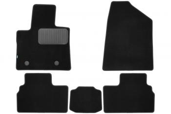 9 549 р. Коврики в салон Klever Premium CHANGAN UNI-T 2022- кросс., 5шт. (текстиль)  Чанган Юни-Т Klever klever0309200522110kh  с доставкой в г. Керчь. Увеличить фотографию 1