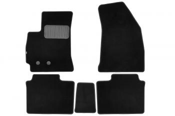 4 699 р. Коврики в салон Klever Premium CHERY Arrizo 8 2023- седан, 5шт. (текстиль)  Черри Арризо 8 Klever klever0306303522110kh  с доставкой в г. Керчь. Увеличить фотографию 1