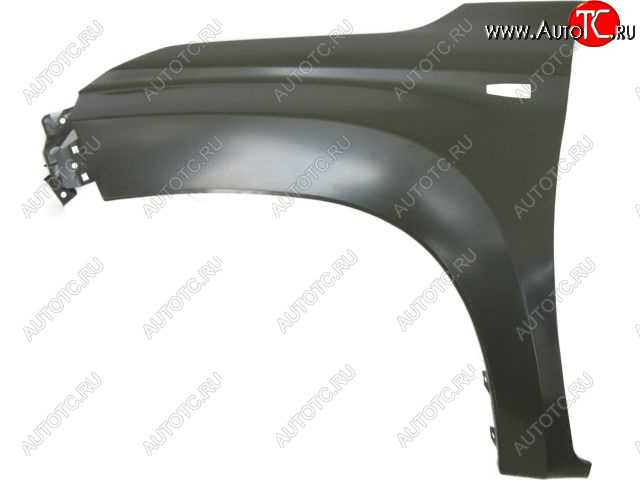 7 549 р. Левое крыло (с отверстием под повторитель поворота) BodyParts  Mitsubishi L200  5 KK,KL (2018-2022) рестайлинг (Неокрашенное)  с доставкой в г. Керчь