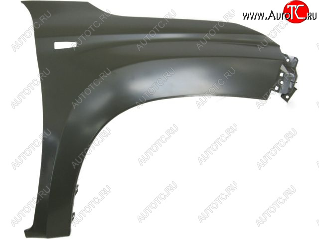 7 549 р. Правое крыло (с отверстием под повторитель поворота) BodyParts  Mitsubishi L200  5 KK,KL (2018-2022) рестайлинг (Неокрашенное)  с доставкой в г. Керчь