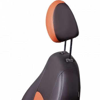 7 399 р. Комплект чехлов для сидений (РЗС 60/40, 3Г Илана+Орегон) ТУРИН Lord Autofashion  Chery Tiggo 3x (2017-2020) дорестайлинг (черный, вставка коричневая, строчка коричневая)  с доставкой в г. Керчь. Увеличить фотографию 8