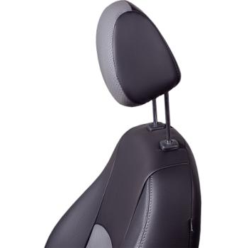 6 799 р. Комплект чехлов для сидений (РЗС 60/40 3Г Илана+Орегон) ТУРИН СТ Lord Autofashion  Geely GC6 (2014-2017) (черный, вставка серая, строчка серая)  с доставкой в г. Керчь. Увеличить фотографию 3