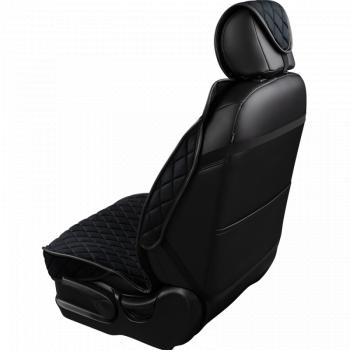 2 799 р. Накидка на сиденье (2 места Хами) ФЕНИКС ст РОМБ Lord Autofashion   (черный, строчка черная)  с доставкой в г. Керчь. Увеличить фотографию 5
