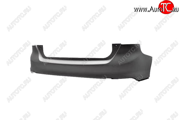 4 799 р. Бампер задний GAMMA Ford Focus 3 хэтчбэк дорестайлинг (2010-2015) (Неокрашенный)  с доставкой в г. Керчь