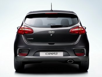 Бампер задний GAMMA KIA Ceed  2 JD (2015-2018) рестайлинг, хэтчбэк