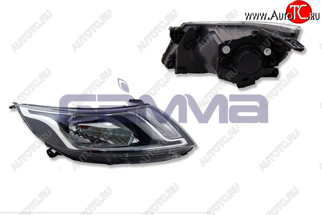 7 499 р. Правая фара (под корректор) GAMMA KIA Rio 3 QB дорестайлингхэтчбек5дв. (2011-2015)  с доставкой в г. Керчь