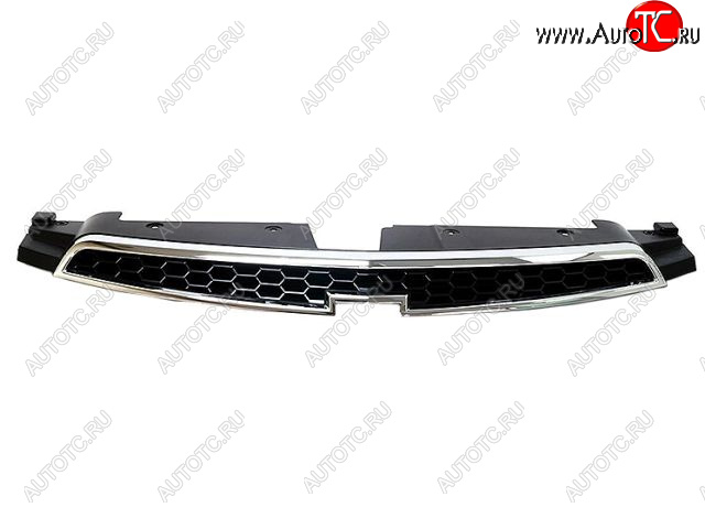 1 399 р. Решётка радиатора (верхняя, хром) BodyParts Chevrolet Cruze J305 хэтчбек дорестайлинг (2009-2012) (Неокрашенная)  с доставкой в г. Керчь