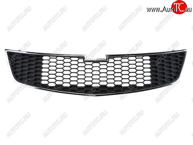 1 479 р. Решётка радиатора (нижняя, хром) BodyParts Chevrolet Cruze J305 хэтчбек дорестайлинг (2009-2012) (Неокрашенная)  с доставкой в г. Керчь