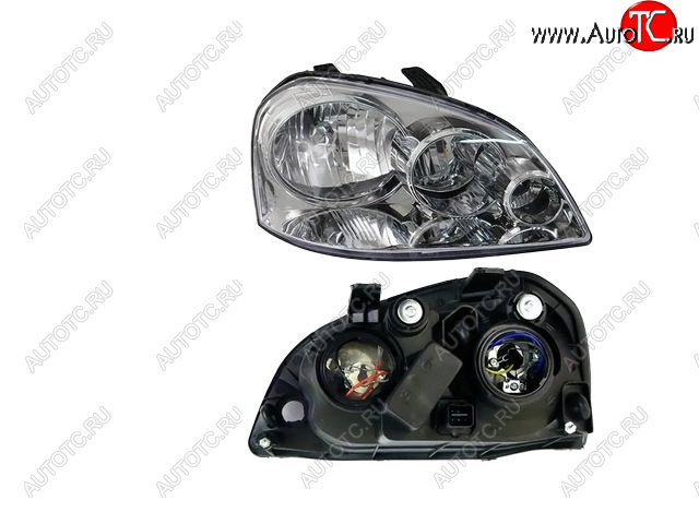 3 299 р. Правая фара передняя BodyParts  Chevrolet Lacetti ( седан,  универсал) (2002-2013)  с доставкой в г. Керчь