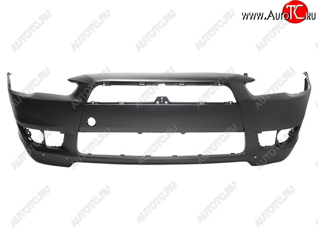 4 649 р. Бампер передний (Тайвань) BodyParts  Mitsubishi Lancer  10 CY (2007-2010) седан дорестайлинг, хэтчбэк дорестайлинг (Неокрашенный)  с доставкой в г. Керчь