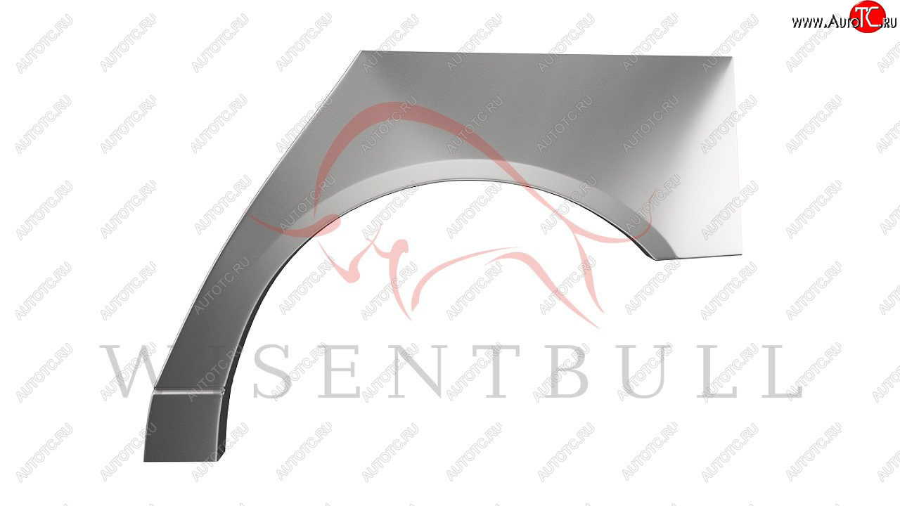 2 189 р. Левая задняя ремонтная арка (внешняя) Wisentbull  Audi A4  B7 (2004-2009) седан, универсал  с доставкой в г. Керчь