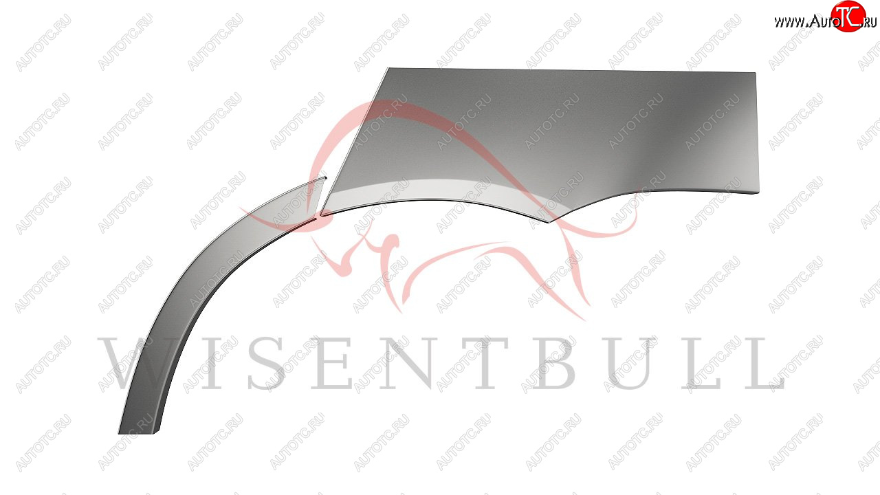 2 189 р. Левая задняя ремонтная арка (внешняя) Wisentbull  CITROEN Xsara  N1 (1997-2005) хэтчбэк 5 дв. дорестайлинг, хэтчбэк 5 дв. 1-ый рестайлинг, хэтчбэк 5 дв. 2-ой рестайлинг  с доставкой в г. Керчь