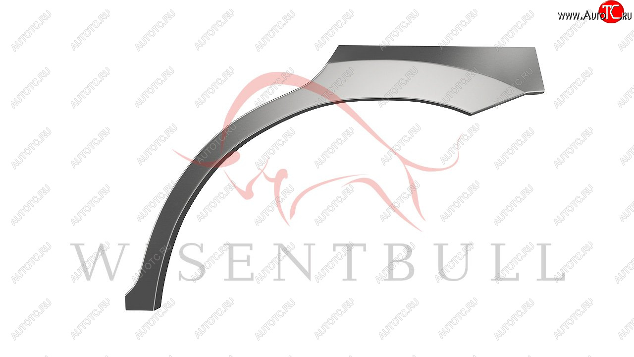 2 189 р. Левая задняя ремонтная арка (внешняя) Wisentbull  Hyundai Santa Fe  CM (2006-2012) дорестайлинг, рестайлинг  с доставкой в г. Керчь