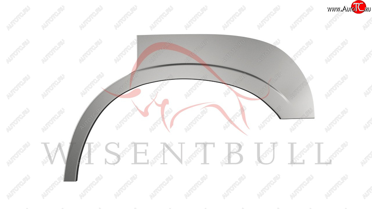 2 189 р. Левая задняя ремонтная арка (внешняя) Wisentbull  Mitsubishi Endeavor  D7-W (2003-2013) дорестайлинг, рестайлинг  с доставкой в г. Керчь