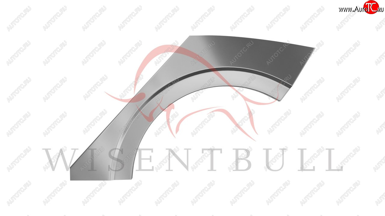 2 189 р. Левая задняя ремонтная арка (внешняя) Wisentbull  Peugeot 208  1 (2012-2019)  с доставкой в г. Керчь