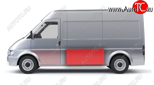 1 889 р. Левая средняя боковая панель (ремонтная) Wisentbull CITROEN Jumper 230 (1994-2002)  с доставкой в г. Керчь