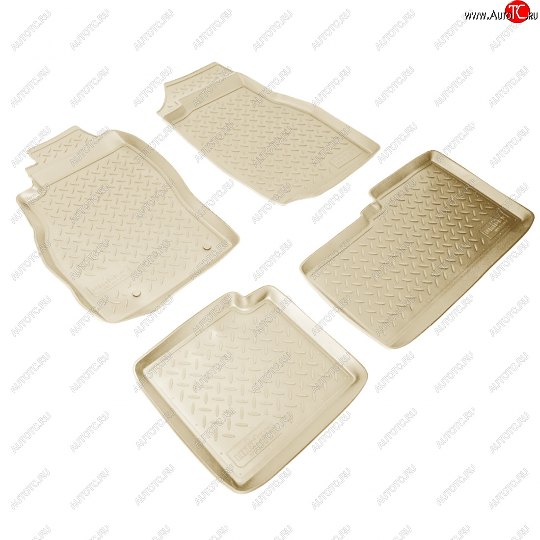 3 299 р. Коврики салонные Norplast  Nissan Patrol  5 (2004-2010) Y61 2-ой рестайлинг (бежевый)  с доставкой в г. Керчь