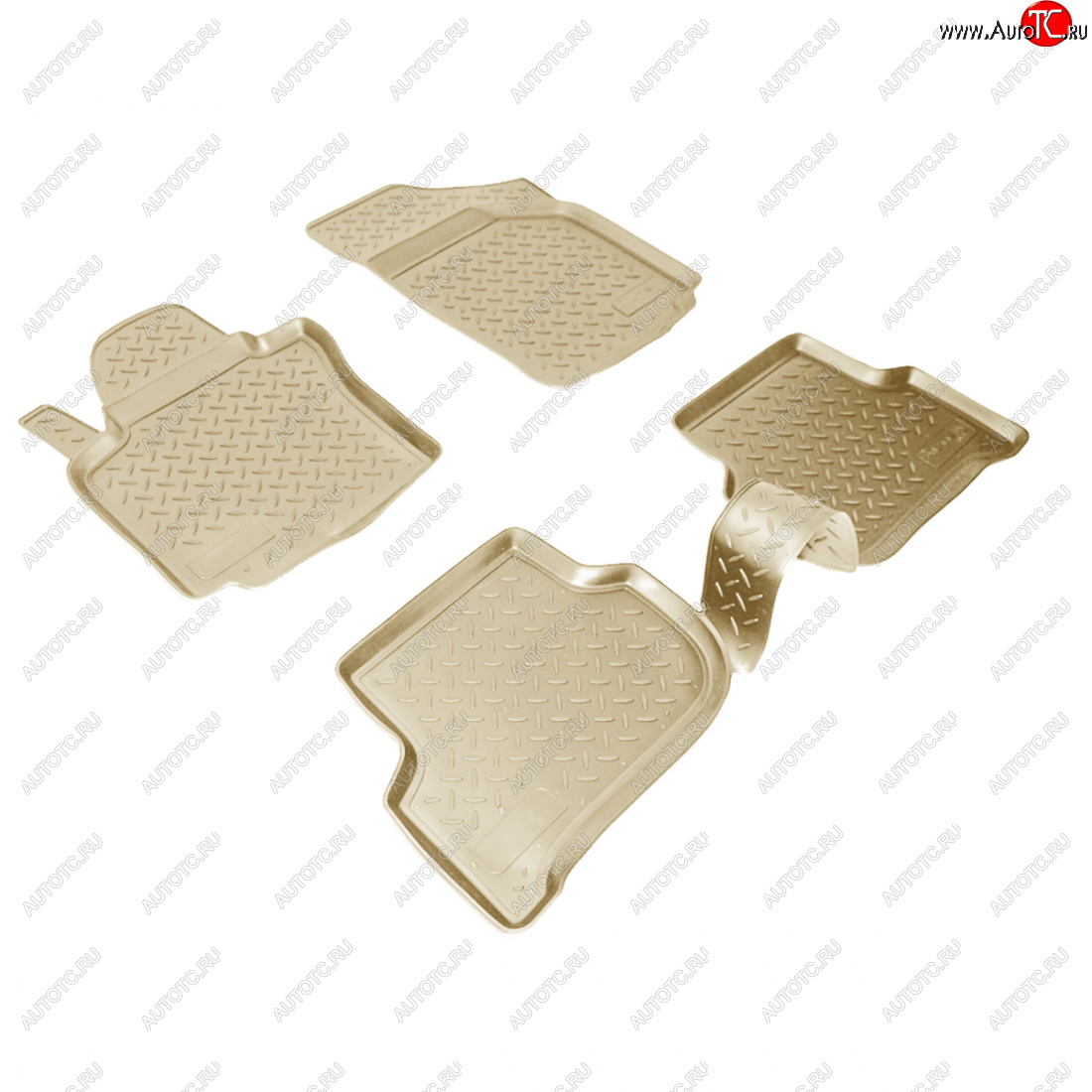 3 089 р. Коврики салонные Norplast  Seat Altea  5P (2004-2009) дорестайлинг (бежевый)  с доставкой в г. Керчь