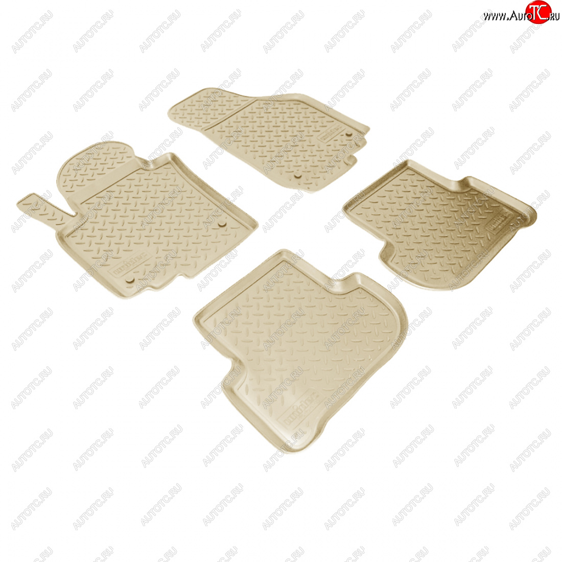2 759 р. Коврики салонные (5L7) Norplast  Skoda Yeti (2009-2013) (бежевый)  с доставкой в г. Керчь