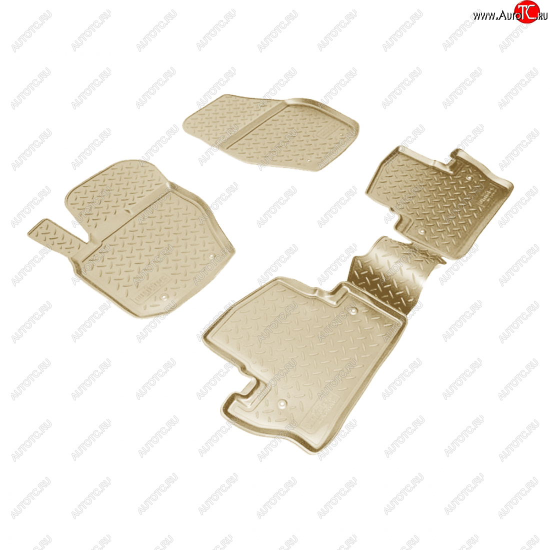 3 369 р. Коврики салонные Norplast  Volvo S60  FS седан (2010-2013) дорестайлинг (бежевый)  с доставкой в г. Керчь