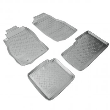 Коврики салонные Norplast Nissan Patrol  5 (2004-2010) Y61 2-ой рестайлинг (серый)
