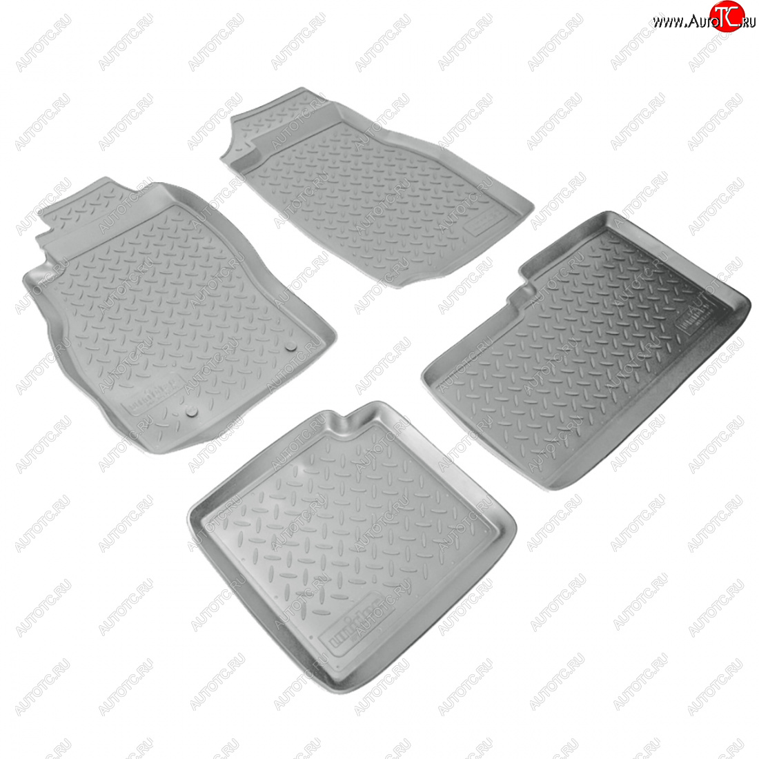 3 299 р. Коврики салонные Norplast  Nissan Patrol  5 (2004-2010) Y61 2-ой рестайлинг (серый)  с доставкой в г. Керчь