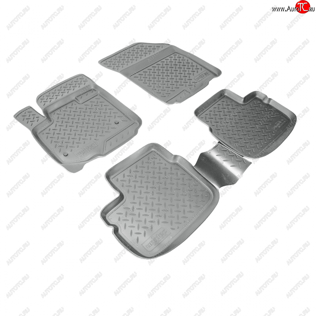 2 999 р. Коврики салонные  Norplast  Suzuki SX4 ( GYC21S,  YA21S,YB21S) (2006-2012) дорестайлинг седан, дорестайлинг, хэтчбэк (серый)  с доставкой в г. Керчь