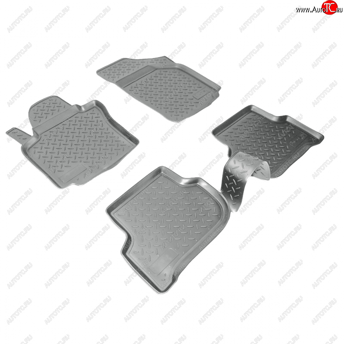 3 089 р. Коврики салонные Norplast  Seat Altea  5P (2004-2009) дорестайлинг (серый)  с доставкой в г. Керчь