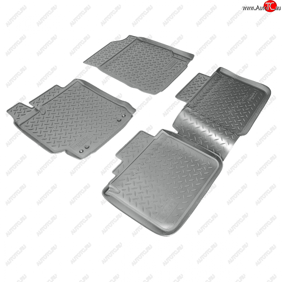 3 199 р. Коврики салонные Norplast  Toyota Camry ( XV50,  XV55) (2011-2017) дорестайлинг, 1-ый рестайлинг (серый)  с доставкой в г. Керчь