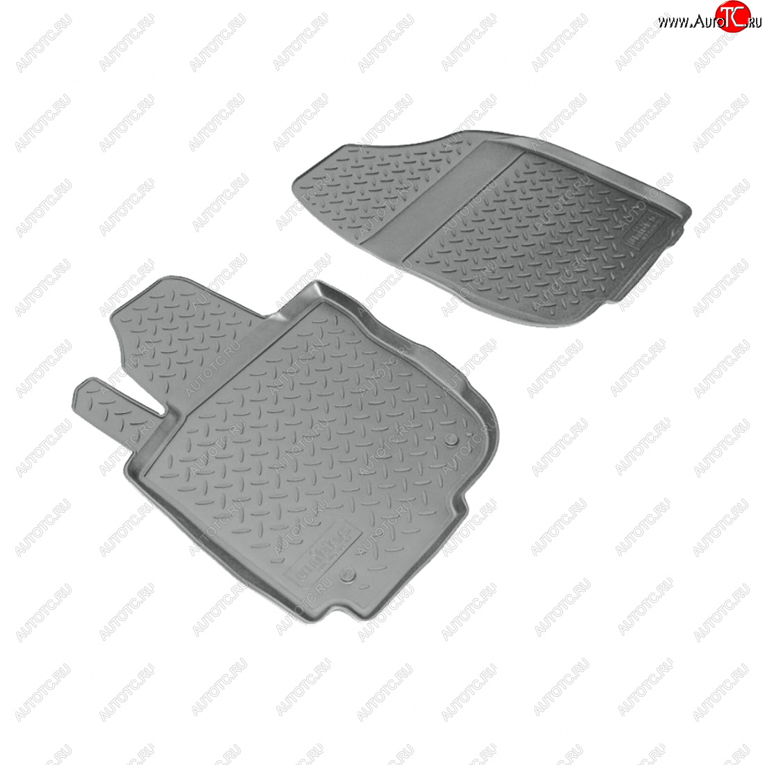 1 839 р. Коврики салонные (пер) Norplast  Toyota RAV4  XA30 (2009-2013) 5 дв. удлиненный 1-ый рестайлинг, 5 дв. 2-ой рестайлинг (серый (пер))  с доставкой в г. Керчь