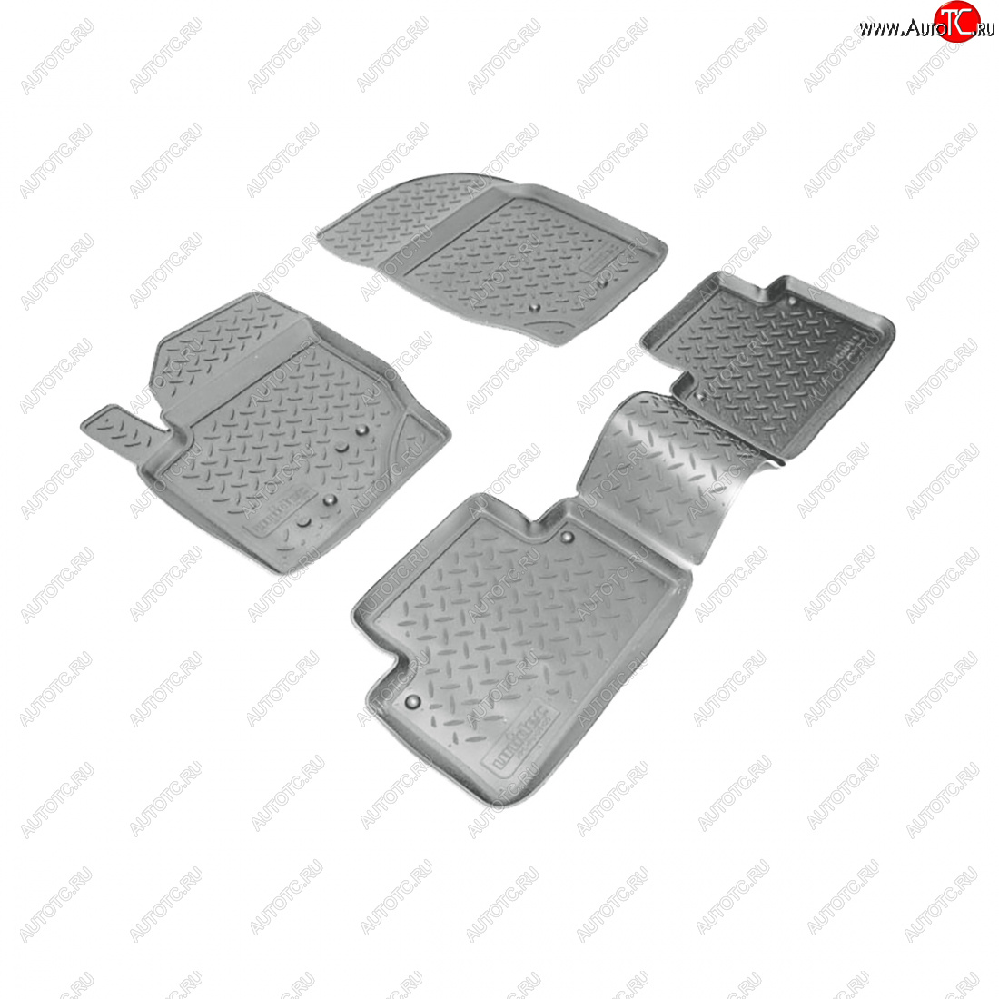 3 589 р. Коврики салонные Norplast  Volvo XC90  C (2002-2006) дорестайлинг (серый)  с доставкой в г. Керчь
