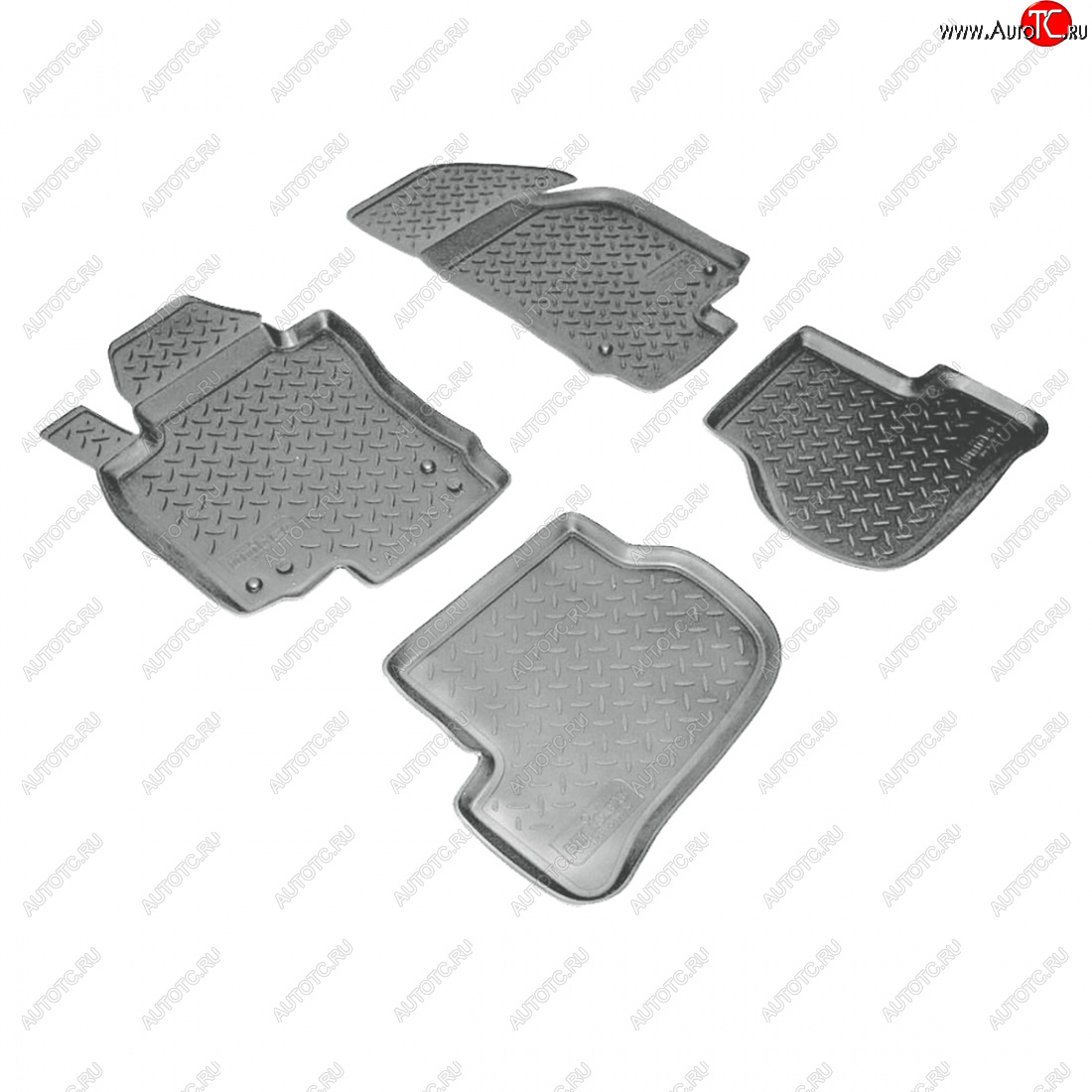 2 759 р. Коврики салонные Norplast  Volkswagen Golf  6 (2008-2014) хэтчбэк 5 дв. (серый)  с доставкой в г. Керчь