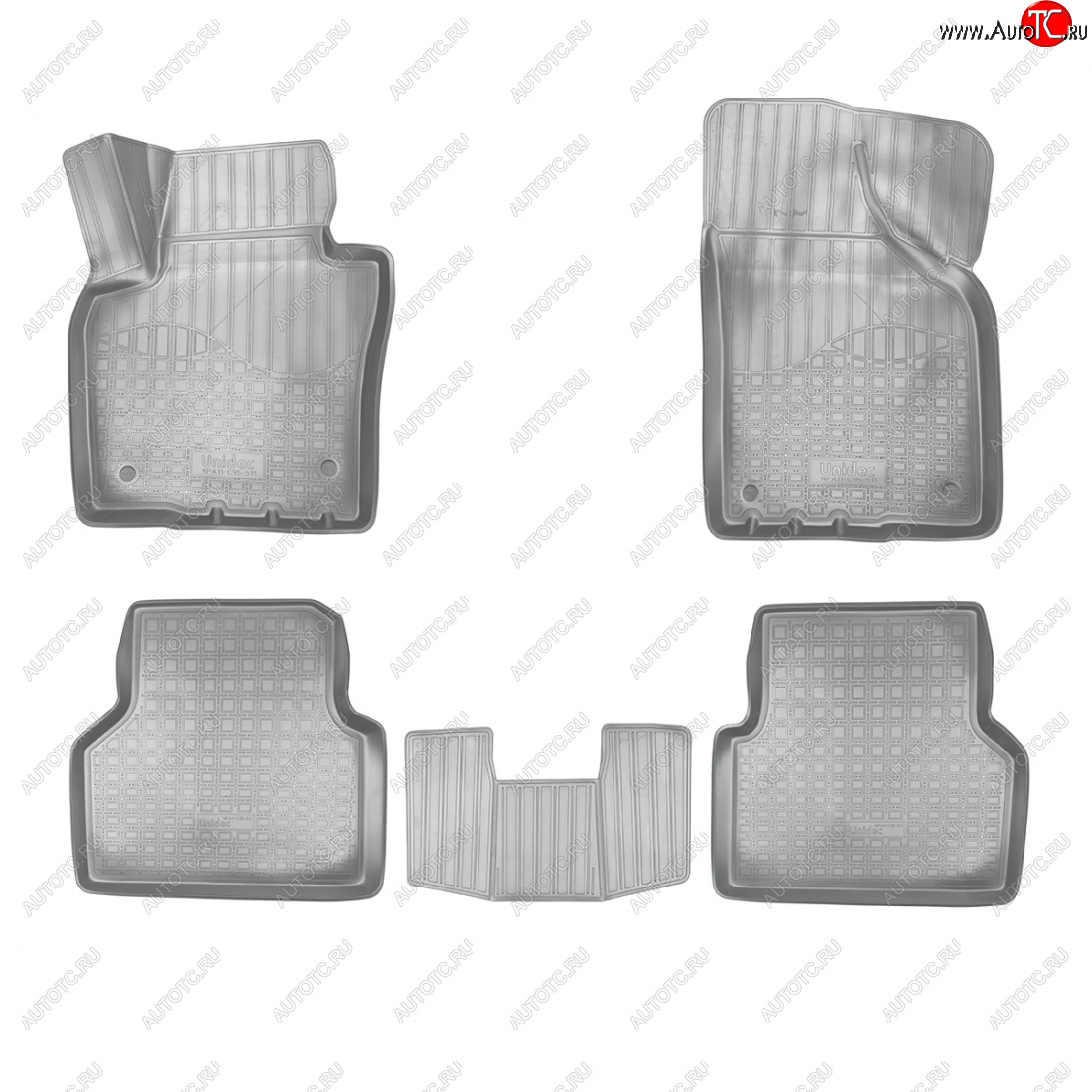 3 299 р. Коврики салонные 3D Norplast  Volkswagen Tiguan  NF (2011-2017) рестайлинг (серый)  с доставкой в г. Керчь