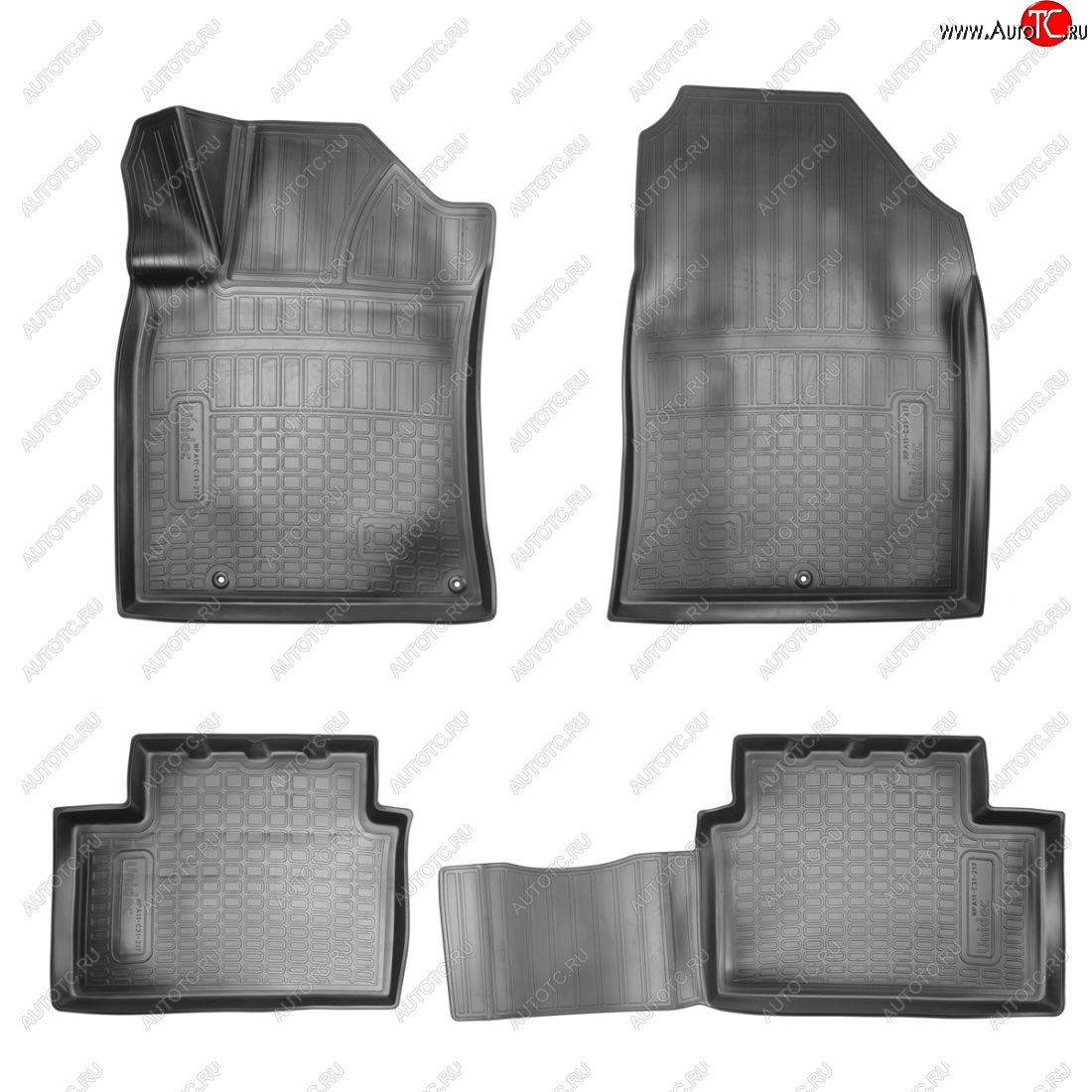 2 499 р. Коврики салонные Norplast  Hyundai I30 ( FD,  3 PD) - I30 Fastback  PD (черный)  с доставкой в г. Керчь