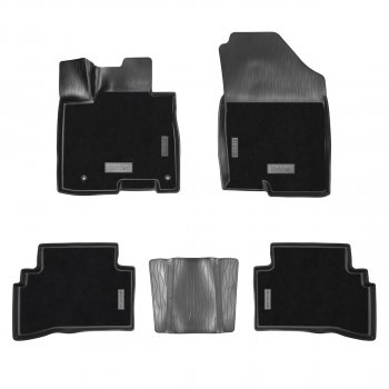 Коврики салонные комбинированные 3D Norplast Hyundai Tucson  NX4 (2020-2022) (черный)