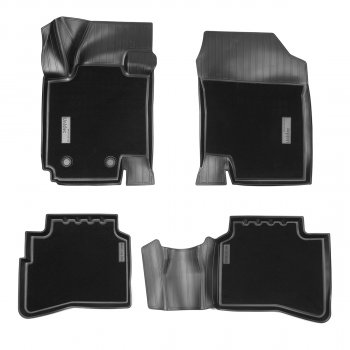Коврики салонные комбинированные 3D Norplast JAC JS4 (2021-2025) (черный)