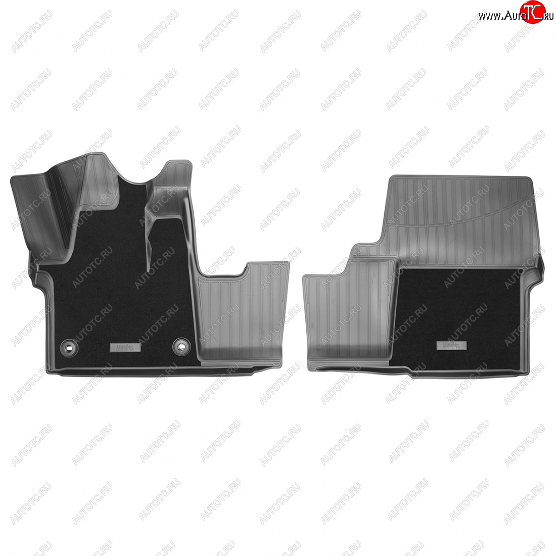 2 799 р. Коврики салонные комбинированные 3D (передняя пара) Norplast  Opel Zafira Life  С (2019-2025) (черный)  с доставкой в г. Керчь