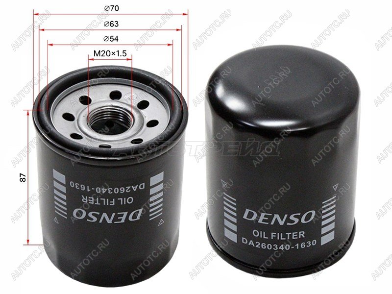 599 р. Фильтр масляный DENSO  Honda Civic  EJ,EK,EM (1995-2000) седан дорестайлинг, хэтчбэк 3 дв. дорестайлинг, седан рестайлинг, хэтчбэк 3 дв. рестайлинг  с доставкой в г. Керчь