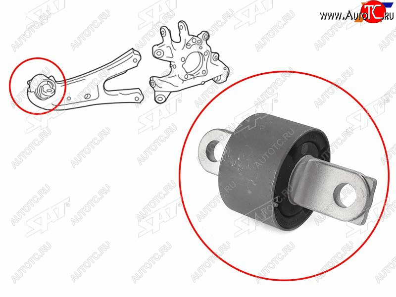1 789 р. Сайлентблок заднего продольного рычага передний LEXUS RX350 270  450H SAT ST-48725-48071  с доставкой в г. Керчь