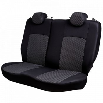 4 949 р. Комплект чехлов для сидений, (РЗС 60/40, 3Г жаккард), ДУБЛИН Lord Autofashion  Chevrolet Aveo ( T200,  T250) (2002-2011) хэтчбек 5 дв, седан, седан рестайлинг (черный, вставка Прямоугольник черная, строчка черная)  с доставкой в г. Керчь. Увеличить фотографию 8